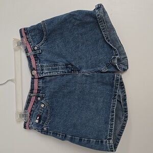 Tommy Hilfiger American Flag Jean Shorts